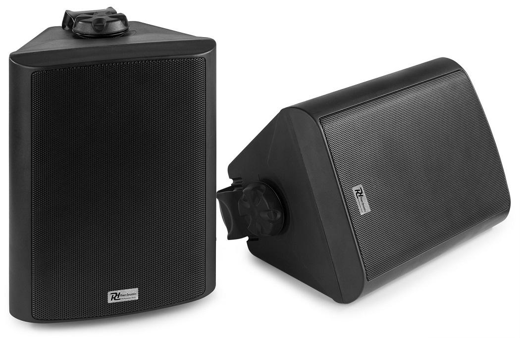 Colunas Passivas Interior/Exterior IP56 2 Vias 5,25 120W 8ohm/100V Preto (BC50V) Par - Power Dynami