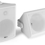 Colunas Passivas Interior/Exterior IP56 2 Vias 6,5 150W 8ohm/100V Branco (BC65V) Par - Power Dynami