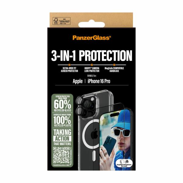 Protetor de ecrã para o telemóvel PanzerGlass iPhone 16 Pro