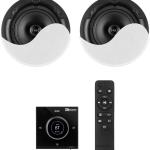 Sistema de Som Amplificado Bluetooth/USB/SD c/ 2 Colunas 6,5 (POWERLINE B50BSET) - POWER DYNAMICS