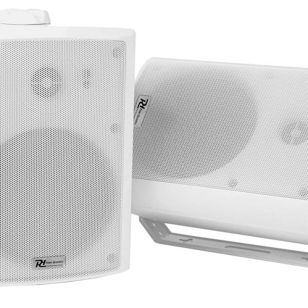 Colunas Amplificadas Interior/Exterior IP55 2 Vias 5,25 240W Bluetooth/Wi - Fi Branco (WS50A) Par