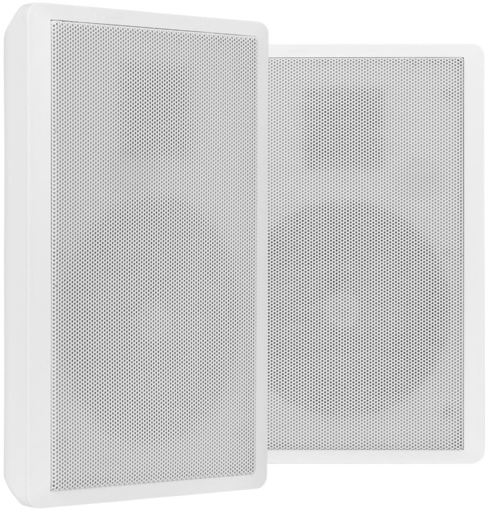 Pack 2x Coluna Passiva Slim 5,25” 10W c/ Transformador Linha 100V (WSF30W) Branco - POWER DYNAMICS