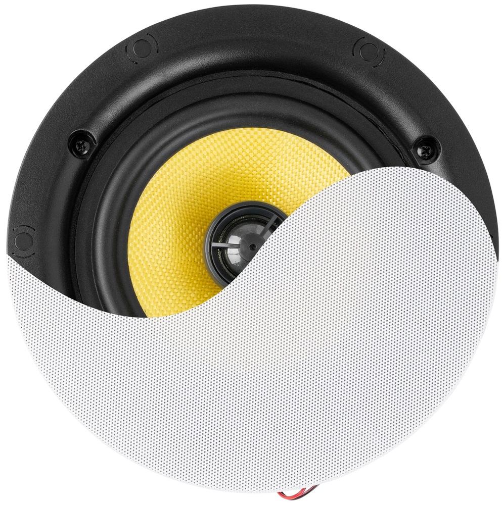 Coluna de Teto de Perfil Baixo HQ 2 Vias 6,5 60W Branco (KVCS6) - POWER DINAMICS