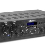 Amplificador 4 Canais Bluetooth FM MP3/USB/SD 4x 100W (PV240BT) - POWER DYNAMICS