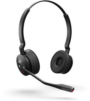 Jabra Engage 55 Auscultadores Sem fios Fita de cabeça Preto, Titânio