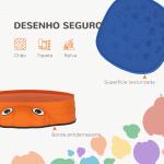 Conjunto de Pedras de Equilíbrio Empilháveis para Crianças de 5 Peças com Forma de Joaninha e Antiderrapantes Multicolor