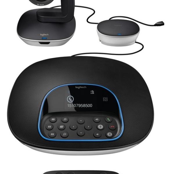 Sistema de Videoconferência Full HD (Preto/Cinza) - LOGITECH