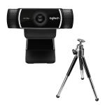 WebCam USB Full HD 1080p c/ Tripé C922 - Logitech