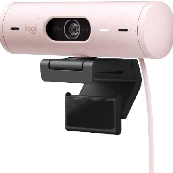 WebCam Brio 500 Full HD 1080p USB Type - C (Rosa) - LOGITECH