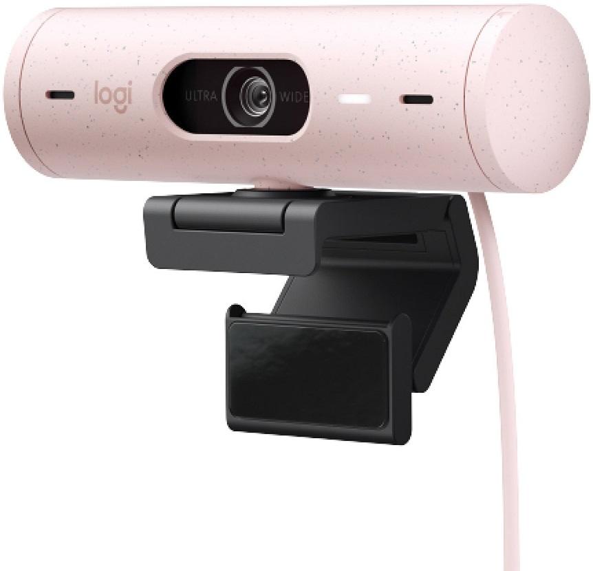 WebCam Brio 500 Full HD 1080p USB Type - C (Rosa) - LOGITECH