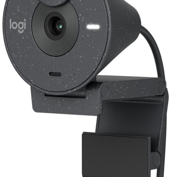 Webcam Brio 300 Full HD 1080p USB Type - C (Grafite) - LOGITECH