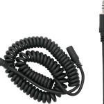Cabo Extensão Espiral Jack 3,5mm Macho - Jack 3,5mm Fêmea (3 mts)