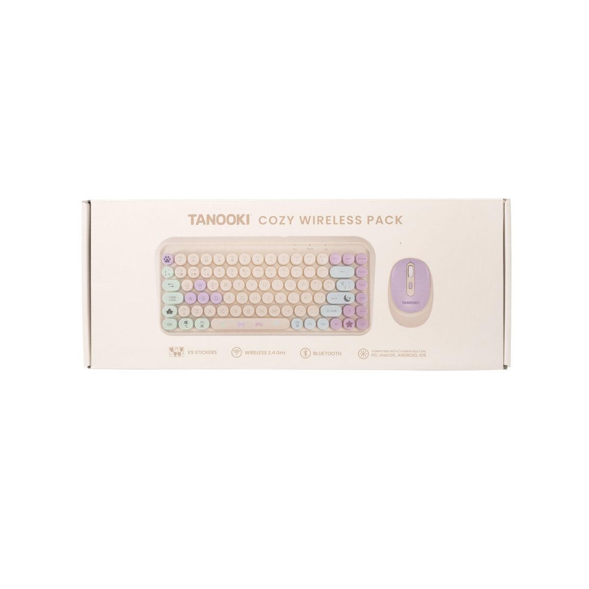 Teclado e Rato FR-TEC TNK4001 QWERTY