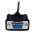 Adaptador DB-9 Startech SCNM9FM2MBK (2 m) Preto