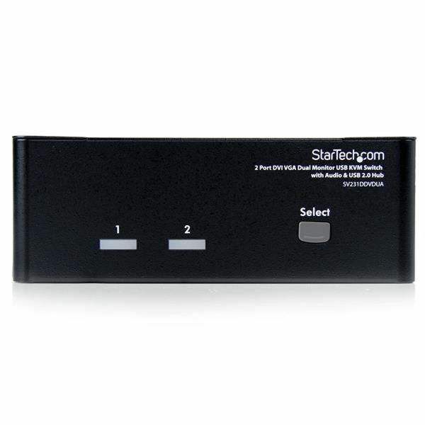 Comutador KVM com 2 Portas Startech SV231DDVDUA         