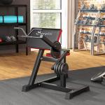 Máquina de Bíceps e Tríceps 2 em 1 Banco de Curl de Pregador com Assento e Suporte de Cotovelo Ajustáveis 105x95x80 cm Preto