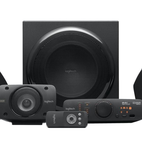 Sistema de Som Z906 5.1 500W (Subwoofer + 5 Colunas) - LOGITECH (Recondicionado)
