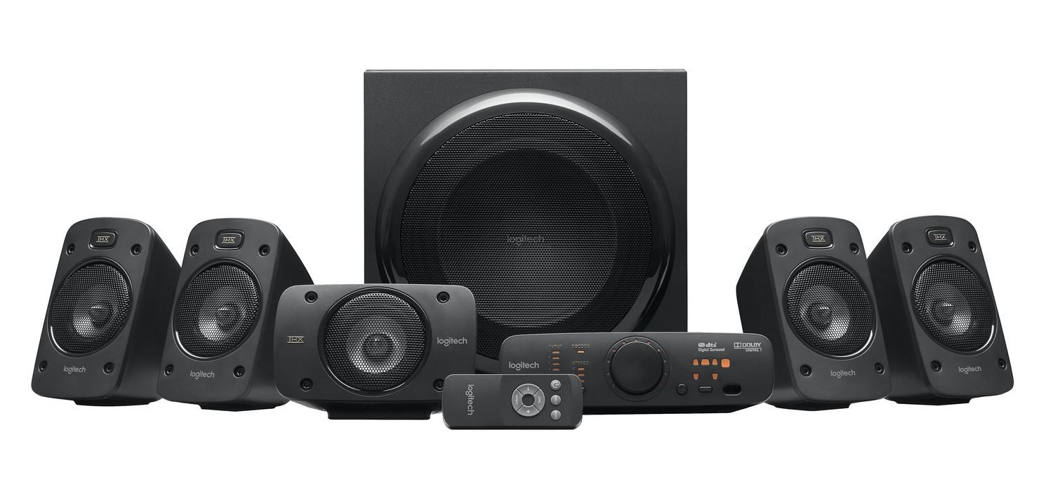 Sistema de Som Z906 5.1 500W (Subwoofer + 5 Colunas) - LOGITECH (Recondicionado)