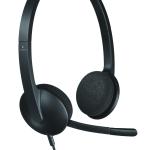 Auscultadores Headset c/ Microfone - Logitech H340