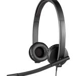 Auscultadores Headset Stereo H570E (Preto) - LOGITECH
