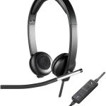Auscultadores Headset H650e Stereo USB (Preto) - LOGITECH