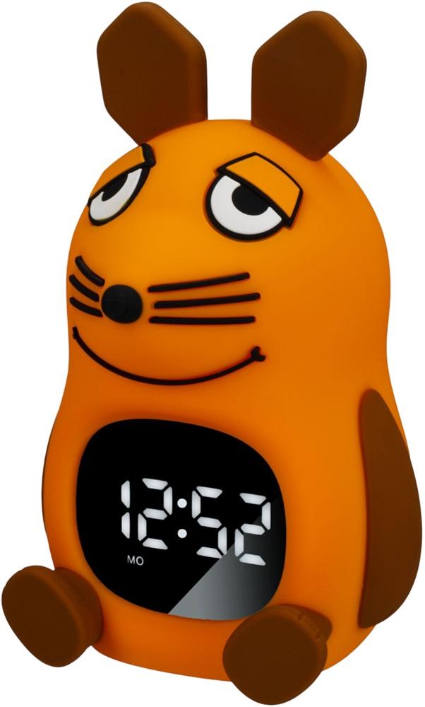 Despertador Digital Infantil c/ Luz Noturna (Laranja) - DIEMAUS