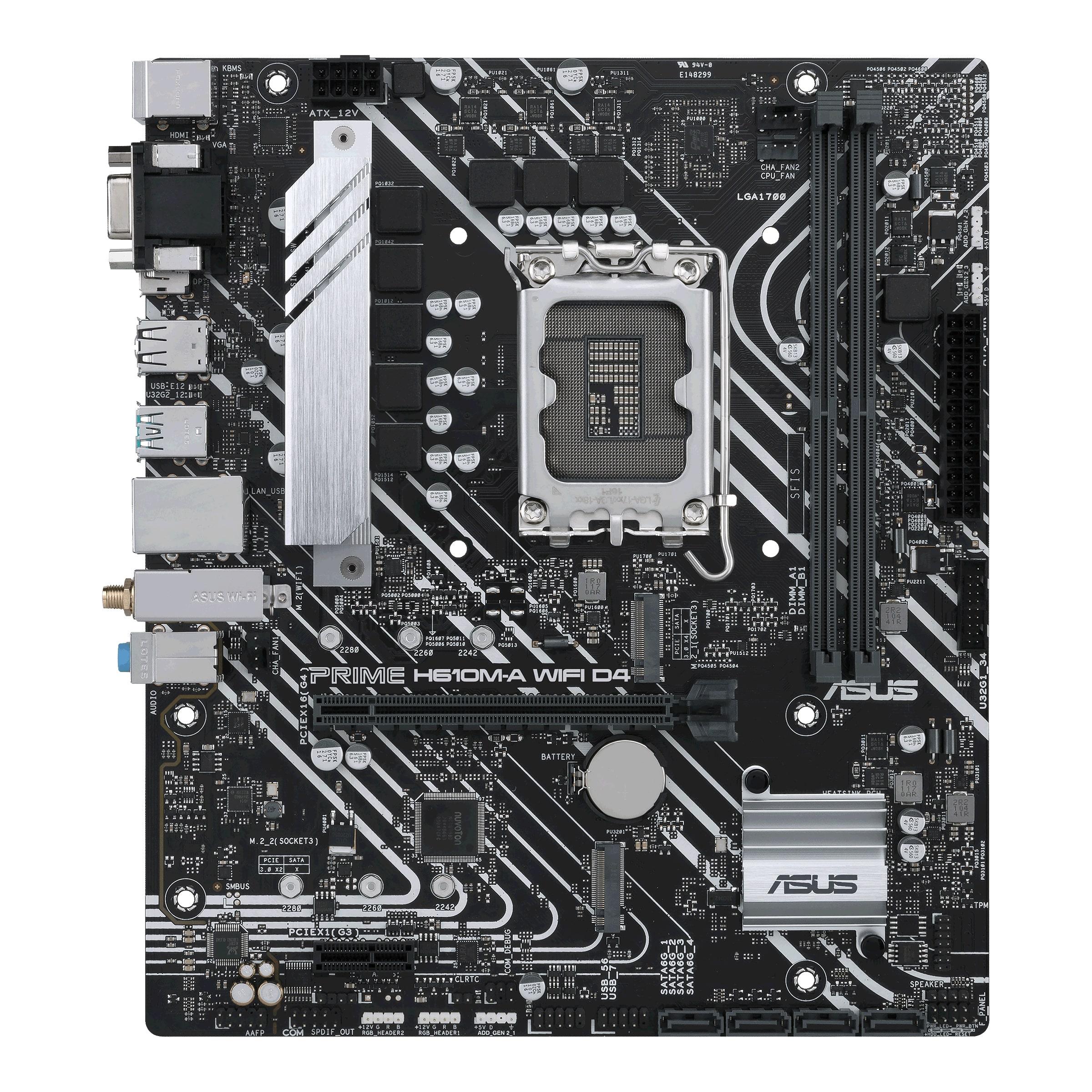 Motherboard Asus Prime H610M - A Wifi Socket 1700 DDR4 — Recondicionada