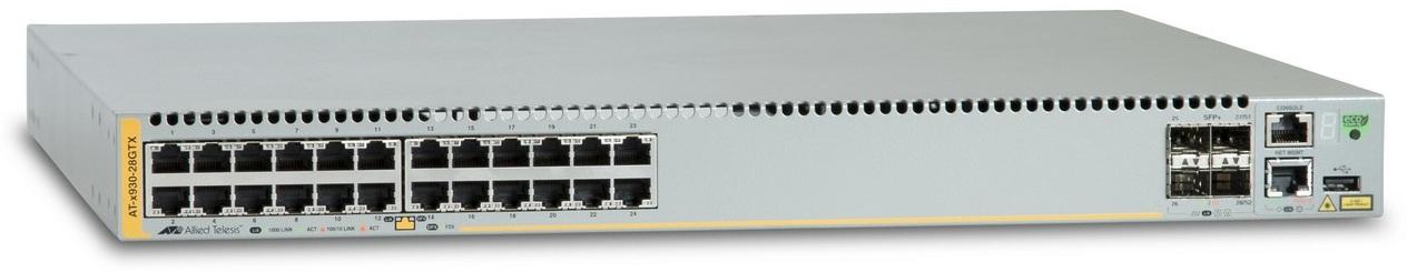 Switch de Rede Gerido L3 Gigabit Ethernet 1000 Mbit/s Cinzento - ALLIED TELESIS