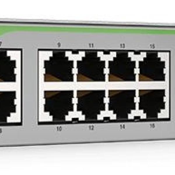 Switch de Rede Gerido L3 Gigabit Ethernet 1000 Mbit/s Cinzento 1U (PoE) - ALLIED TELESIS