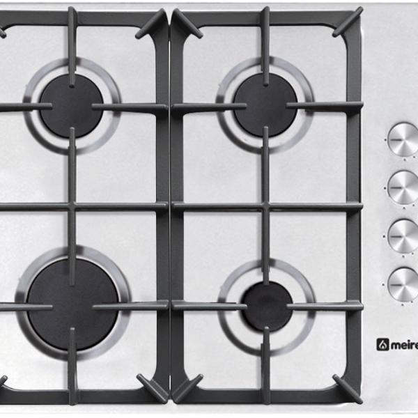 Placa a Gás Natural MG 3641 FF X NAT 60cm 4 Zonas (Inox) - MEIRELES