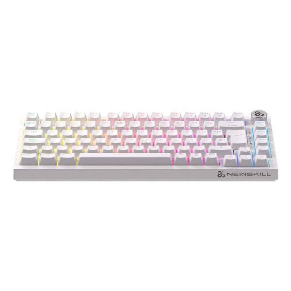 Teclado sem Fios Newskill NS-KB-PYROSPRO-IV Branco Qwerty espanhol QWERTY
