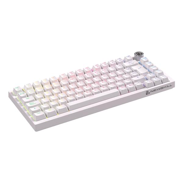 Teclado sem Fios Newskill NS-KB-PYROSPRO-IV Branco Qwerty espanhol QWERTY