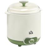 Iogurteira 20W 1,5L Máquina de Iogurte para Fazer Iogurte Grego e Aquecimento a Temperatura Constante PTC 19,5x17,5x21,4 cm Branco