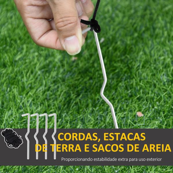 Árvore de Natal Insuflável 1,5 m com Decorações e Luzes LED Insuflável de Natal 65x75x150 cm Multicor