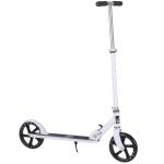 Trotinete Dobrável para Crianças de 7 a 14 Anos Trotinete Infantil com Guiador Ajustável em 4 Níveis e Travão 88x37x75 - 100cm Branco