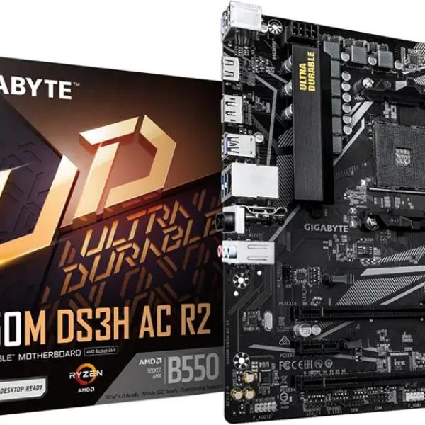 Motherboard Micro - ATX B550M DS3H AC R2 SktAM4 - GIGABYTE