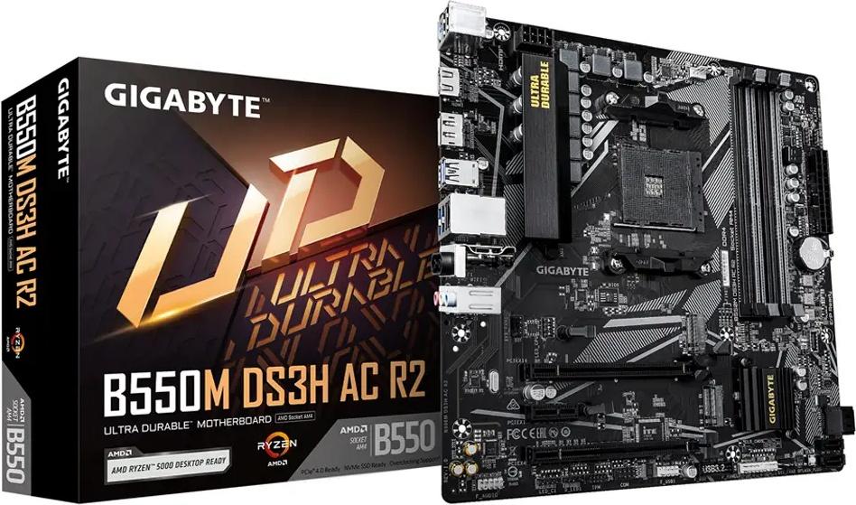 Motherboard Micro - ATX B550M DS3H AC R2 SktAM4 - GIGABYTE