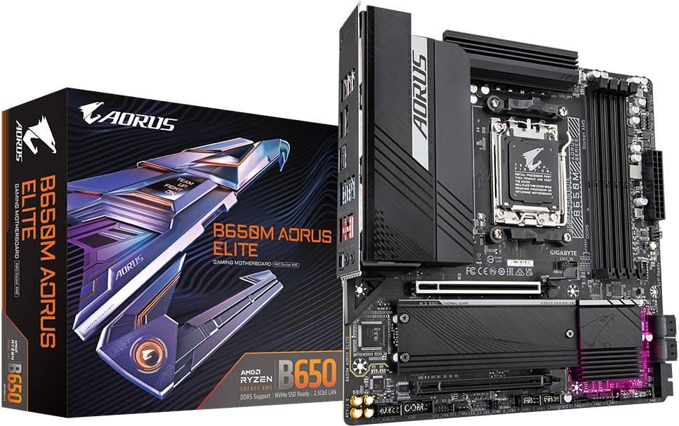 Motherboard Micro - ATX B650M Aorus Elite SktAM5 - GIGABYTE