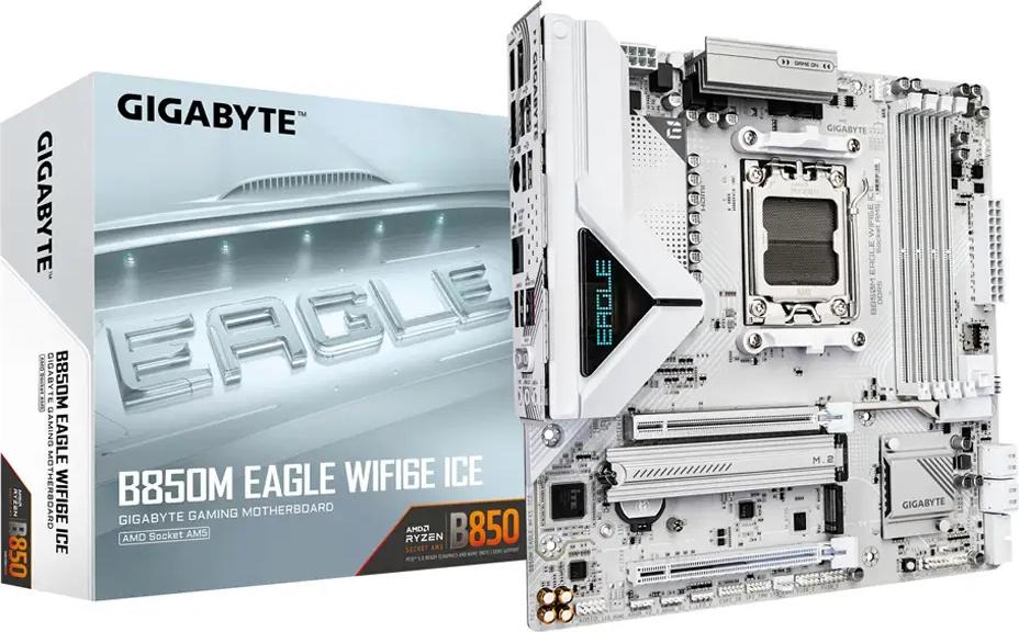 Motherboard Micro - ATX B850M Eagle WiFi6E ICE SktAM5 - GIGABYTE