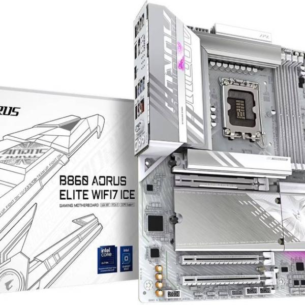 Motherboard ATX B860 Aorus Elite WiFi7 Ice Skt1851 - GIGABYTE