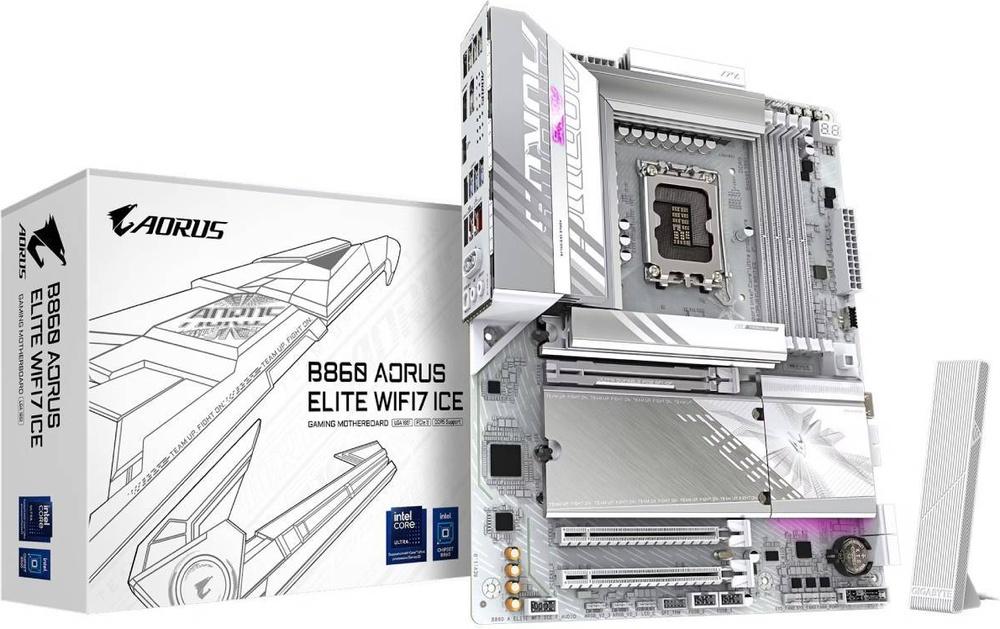 Motherboard ATX B860 Aorus Elite WiFi7 Ice Skt1851 - GIGABYTE