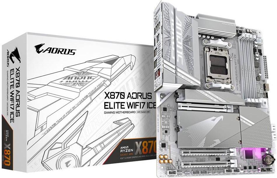 Motherboard ATX X870 Aorus Elite WiFi7 Ice SktAM5 - GIGABYTE