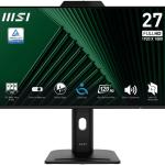 Monitor PRO MP272PMG IPS W - LED 27 FHD 16:9 120Hz VESA Adaptive Sync c/ Webcam - MSI