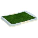 Sanita para Cães com Relva Artificial Grade e Bandeja Desmontável para Adestramento de Cães 63x48,5x6 cm Multicor