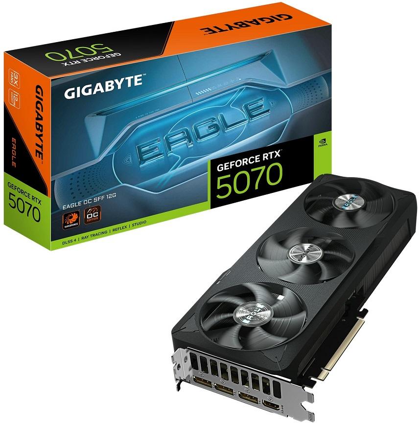 Placa Gráfica GeForce RTX 5070 Eagle OC 12GB GDDR7 DLSS4 - GIGABYTE