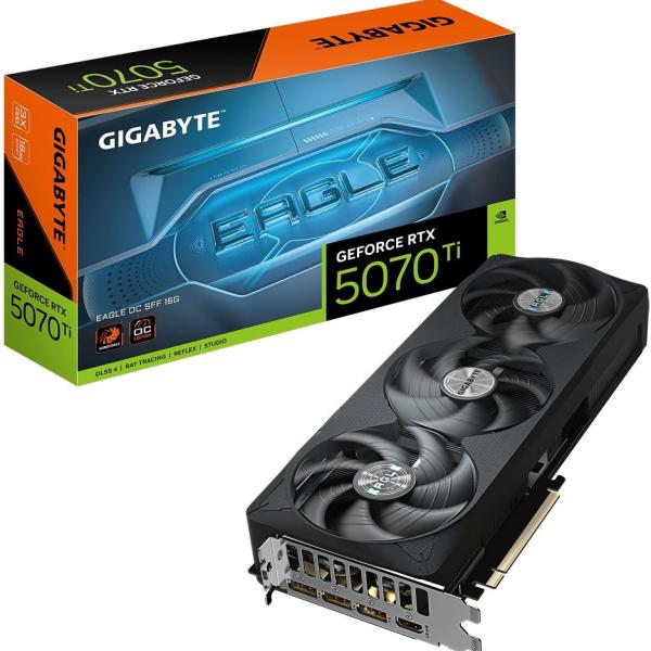 Placa Gráfica GeForce RTX 5070 Ti Eagle OC SFF 16GB GDDR7 DLSS4 - GIGABYTE