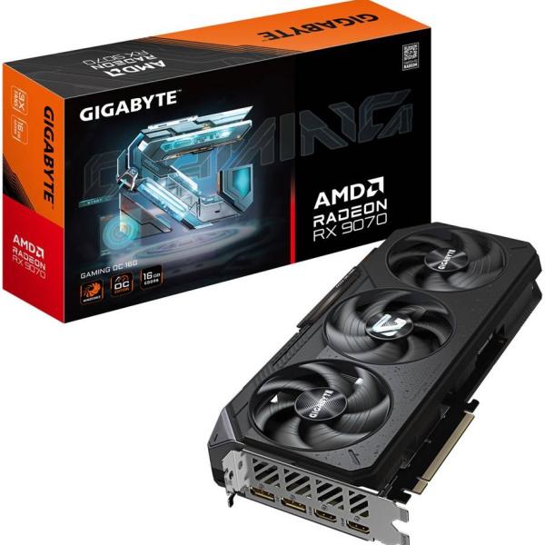 Placa Gráfica AMD RX 9070 RDNA 4 Gaming OC 16GB GDDR6 - GIGABYTE