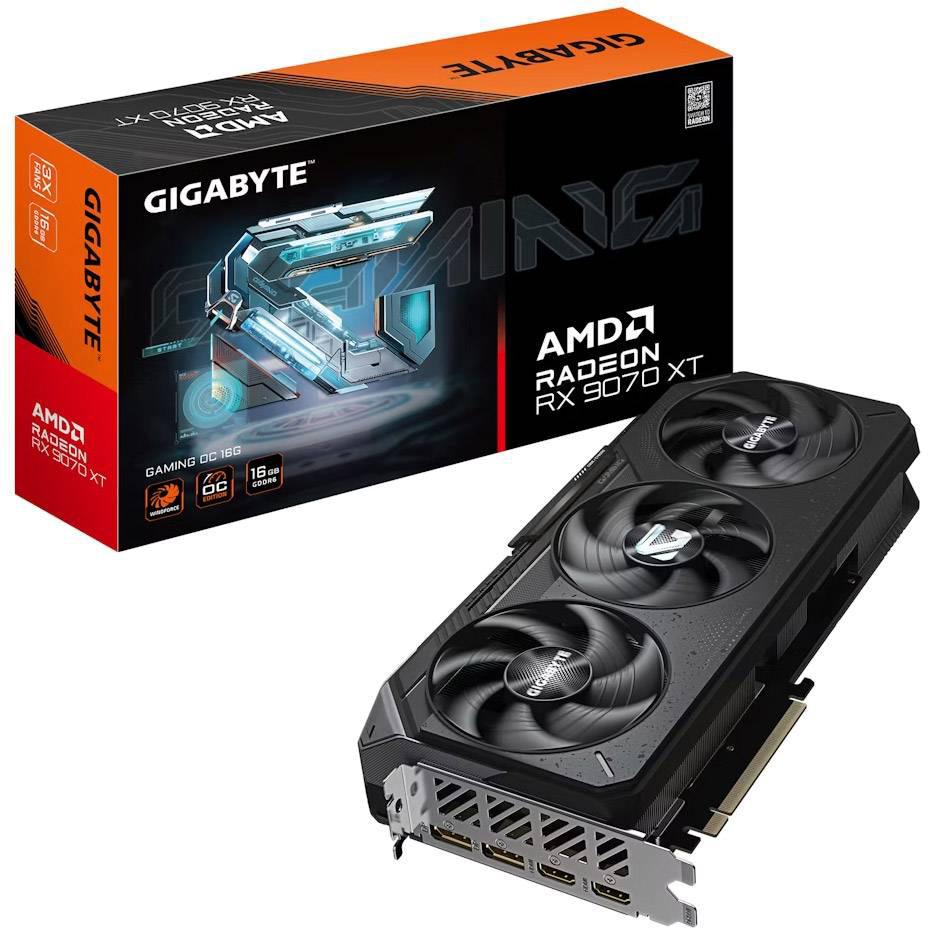 Placa Gráfica AMD RX 9070 XT RDNA 4 Gaming OC 16GB GDDR6 - GIGABYTE