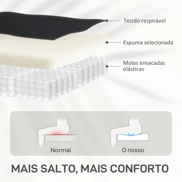 Poltrona Relax Reclinável até 155° Poltrona Reclinável Manual para Pessoas com Altura Inferior 195 cm 67x87x98 cm Preto
