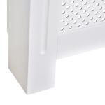 Cobertura de Radiador de MDF Cobertura para Radiador com Prateleira Estilo Moderno 78x19x82 cm Branco